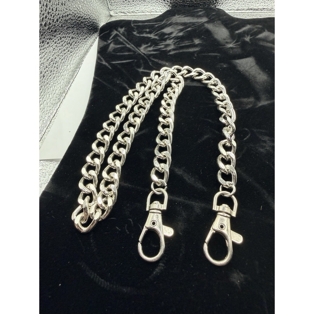 Purse Chain Strap Silver Handle Shoulder Crossbody Handbag Metal Replacement 24"